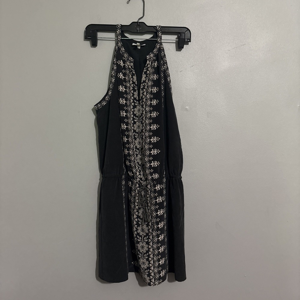 Joie Womans silk Sleeveless dress V neck Bohemian Floral Size XSmall